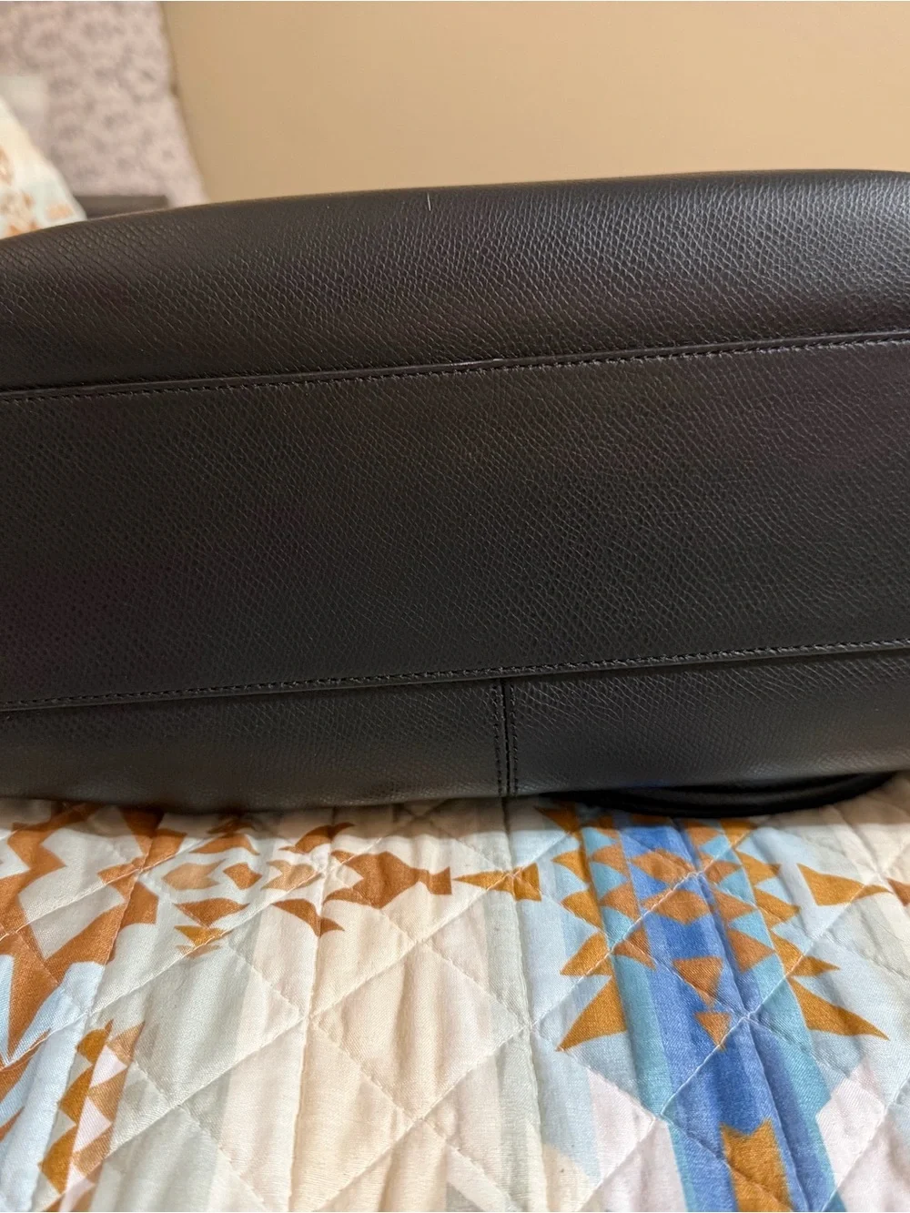 Women’s Coach Black Leather Shoulder Bag - Classic Travel Tote